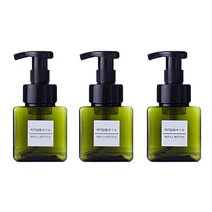 더자카 파스텔 컬러 버블 공병 250ml, 그린, 3개