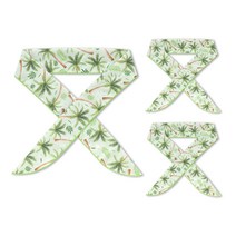 모노라이크 왈가닥스 트로피칼 쿨스카프 3p, Jungle Green