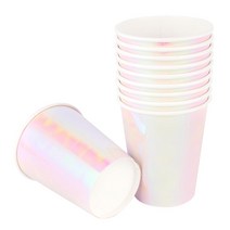 메탈릭 파티컵 홀로그램 화이트 240ml, 10개입, 3박스