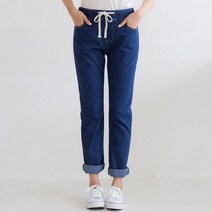 토마토팩토리 여성용 허니스판 밴딩 청바지