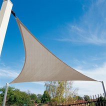 워터판타지월드 썬세이드 삼각 그늘막 천막 5m x 5m x 5m, 스모크, 1개