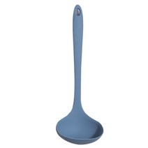 키친팩토리 파스텔 실리콘 국자, 다크블루, 1개