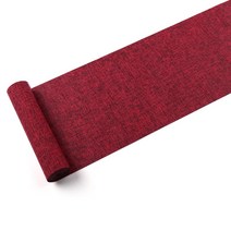 린넨 테이블 러너 Q104, 레드, 6인용(40 x 250 cm)