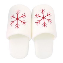 해피툴 하얀 겨울 슬리퍼, 눈꽃화이트, 1개