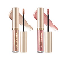 맥퀸뉴욕 쥬얼 포텐 아이 글리터 2종 세트, NO1 키튼 다이아, NO2 레트로 루비, 1세트