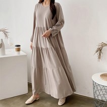 팡팡샵 R 긴 더블캉캉 임부 원피스