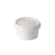 더담다 종이용기 무지 650ml, 1개입, 50개