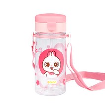 에디슨 프렌즈 흘림방지 트라이탄 빨대컵 350ml, 토끼 래니, 1개