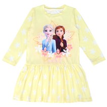 겨울왕국 2 여아용 플라 9부 피치기모 원피스