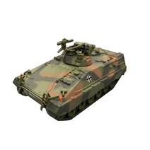 슈코 87스케일 밀리터리 독일장갑차 마더1A2 다이캐스트 피규어, 혼합색상