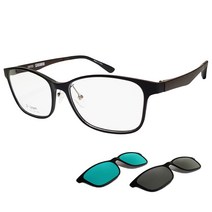 팬톤 편광 선글라스 겸용 안경 무광 블랙 CRCS07_C2GR + 클립렌즈 그린 미러 + 실버 미러 + 케이스 랜덤발송, 혼합색상