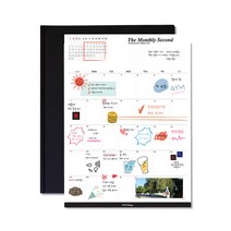 아이씨엘디자인 먼슬리 세컨 플래너 + 파일 홀더세트 만년형, 블랙
