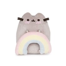 매직캐슬 푸쉰 고양이 레인보우 인형, 24cm, 혼합색상