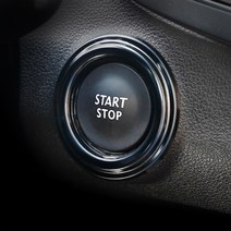 스타트 버튼 커버 링 몰딩 블랙, QM6