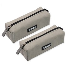 포포팬시 더모먼트 심플 필통, 그레이, 2개