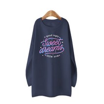 블론디 여성용 스위트 기모 긴소매 티셔츠