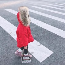 Damom 여아용 퍼 귀욤 야상 패딩
