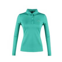 힐크릭 여성용 파스텔 솔리드 골프 카라셔츠 H63222202