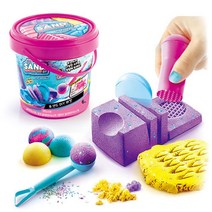 쏘샌드 DIY 버켓 모래놀이, 혼합색상, 360g