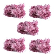 파티해 샤틴 모루장식 2m, 핑크, 5개