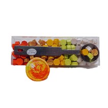 씰링왁스 125p + 멜팅스푼 세트, 오렌지계열, 1세트