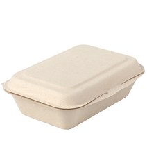 더담다 크라프트 펄프 도시락 4호, 1개입, 100개