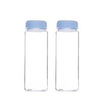 보틀트리 무지 페트 마이보틀 2p, 블루, 500ml