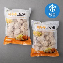 굿프랜즈 옥수수 고로케 (냉동), 1050g, 2개