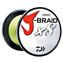 다이와 J 브레이드 그랜드 X8A 합사 낚시줄 4호 60LB-150, 샤르트뢰즈