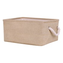 데이오프 패브릭 수납정리함 중, 베이지, 1개