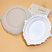앵글띵 210mm 빅사이즈 모던앤틱 타원액자 실리콘몰드