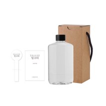 라운드납작 페트병 250ml + 검정캡 + 용기스티커 심플한글밀크티S + 캡봉인스티커 + 호환박스, 10세트