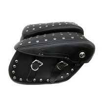 노블레스 사이드백 아메리칸 스타일 오토바이가방, 블랙