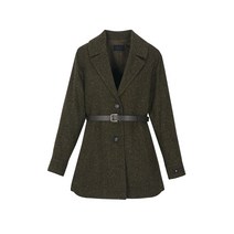 조이너스 여성용 싱글 테일러드카라의 헤링본 자켓 JABS2-WJK100