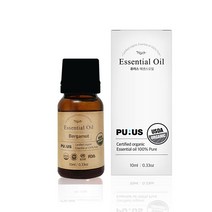 퓨어스 유기농 베르가못 오일, 10ml, 1개