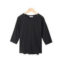 여성용 켈비션 7부 라운드티셔츠 T5715K0C