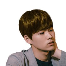 가발나라 어반댄디컷 남자 통가발 M, 옐로우쿠퍼오렌지, 1개