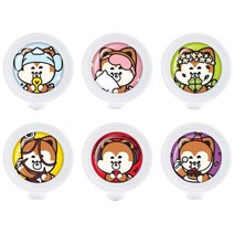 래핑찰리 힐링클립 6종 세트, 버플찰리+릴렉스찰리+럭키찰리+파티찰리+니트찰리+뮤직찰리