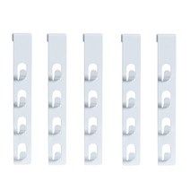 슈와츠코리아 4구 도어후크, 화이트, 5개