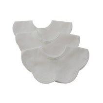 애플아이 클래식침받이 롤링턱받이, 화이트, 3개