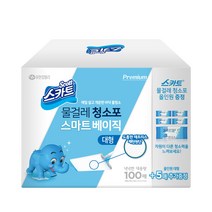 스카트 물걸레 청소포 베이직 대형 100p, 1개