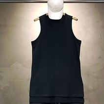 오버홀릭 남성용 레이어드 롱나시 언발 트임