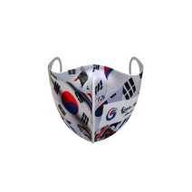 ASOOOM 3D 입체 태극기 패션 마스크 L, 1개, 1개