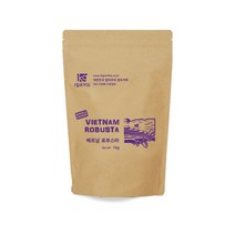1킬로커피 싱글오리진 베트남 로부스타, 홀빈(분쇄안함), 1kg, 1개