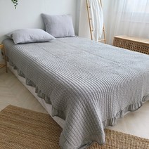 더자샵 토숀 레이스 피그먼트 워싱 줄누비 큰골 스프레드, 그레이