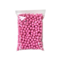 파티드레싱 도매 캔디컬러 구슬 10mm 250g, 진분홍, 1개