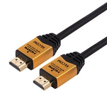 케이엘컴 4K UHD HDMI to HDMI METAL GOLD v2.0 모니터케이블, 1개, 2m