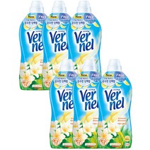 버넬 아몬드블러섬 섬유유연제 본품, 1.8L, 6개