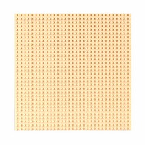 토이다락방 WANGE 레고 놀이판 32x32칸 25.5 x 25.5 cm, 베이지