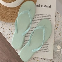 여성용 릴렉싱 짜임 쪼리 슬리퍼